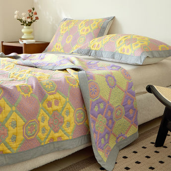 Three Layers Cotton Gauze Luxurious Quilt