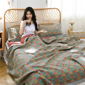 Jacquard Pure Cotton Summer Comfy Quilt