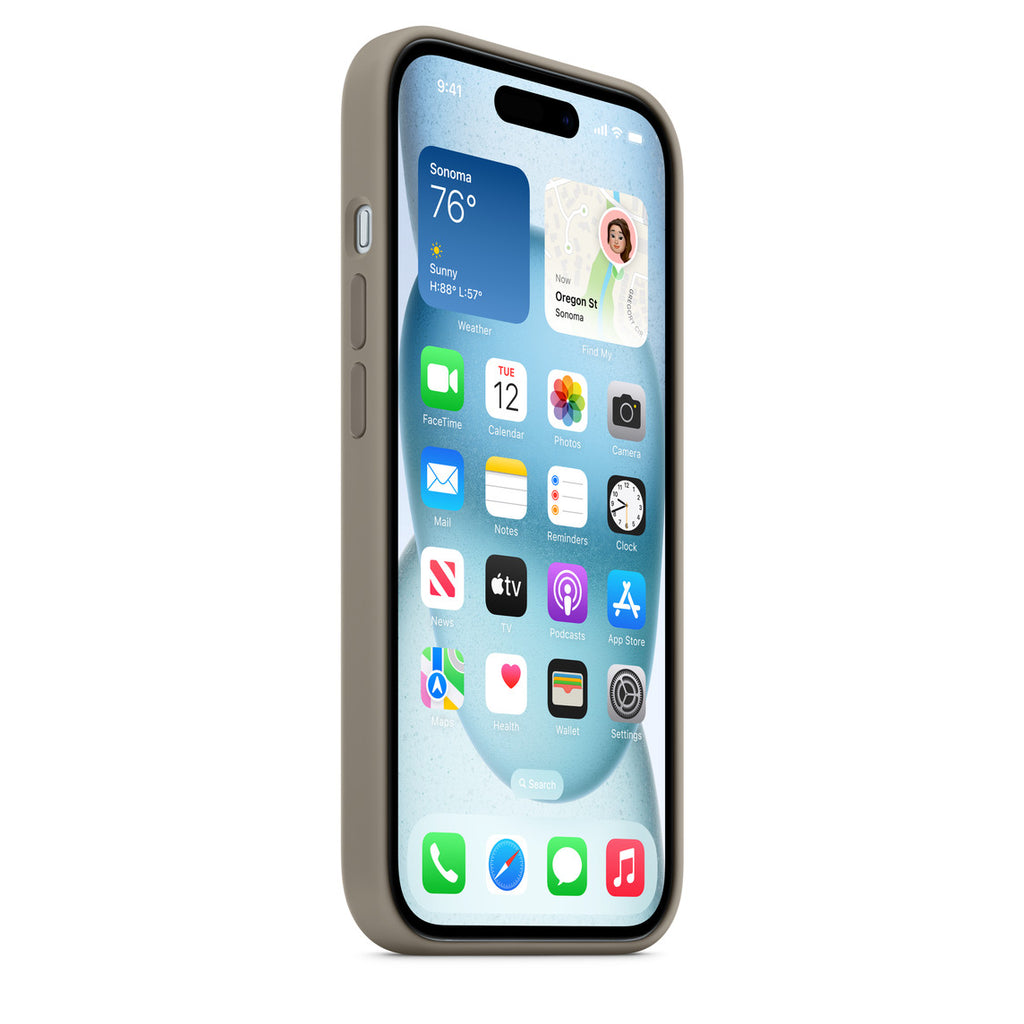 Apple iPhone 15 Series Silicone Case with MagSafe