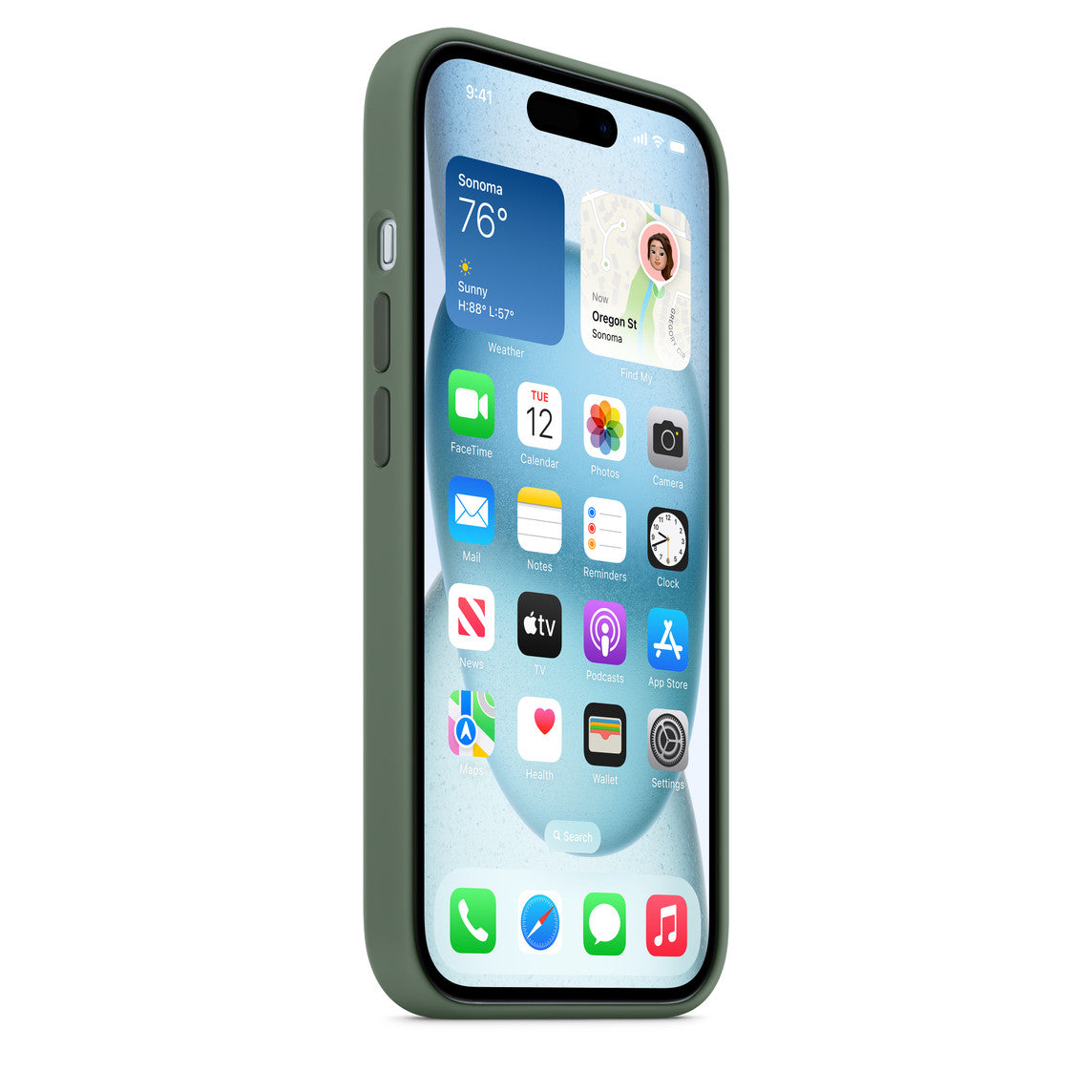 Apple iPhone 15 Series Silicone Case with MagSafe
