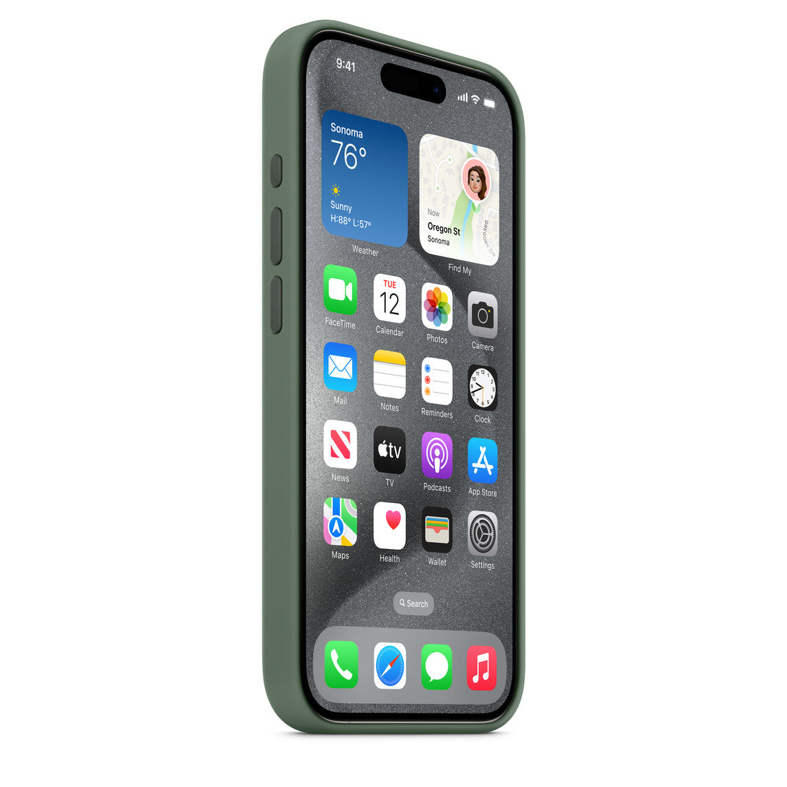 Apple iPhone 15 Series Silicone Case with MagSafe