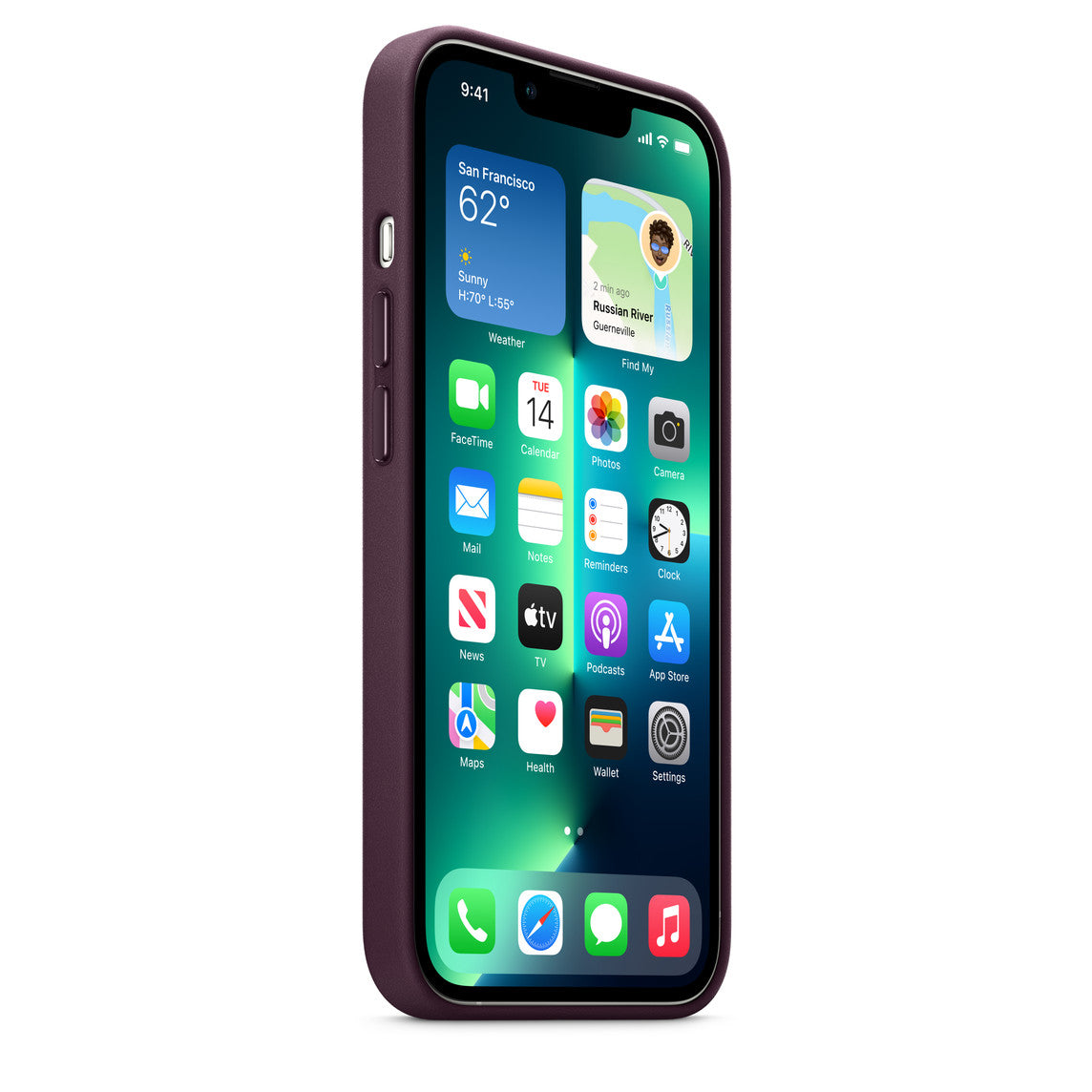 Apple iPhone 13 Series Leather Case with MagSafe