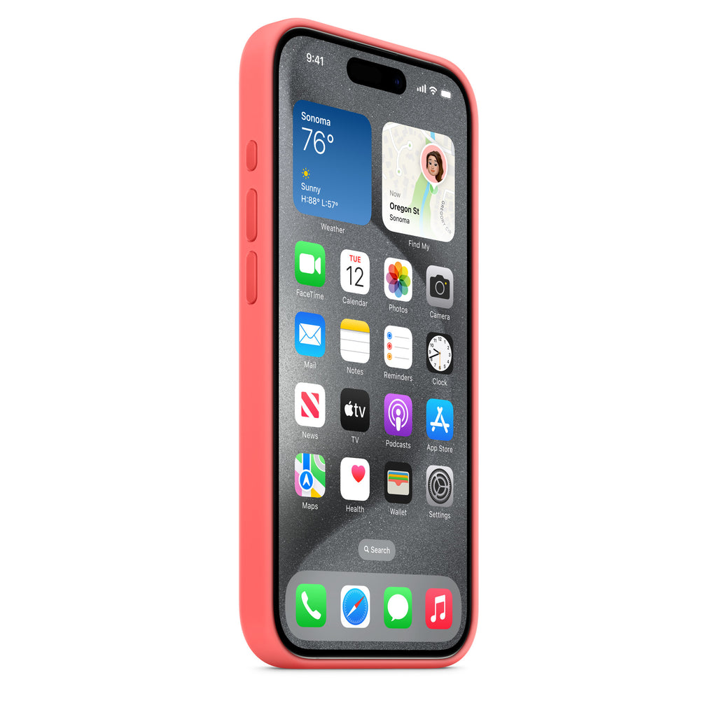 Apple iPhone 15 Series Silicone Case with MagSafe