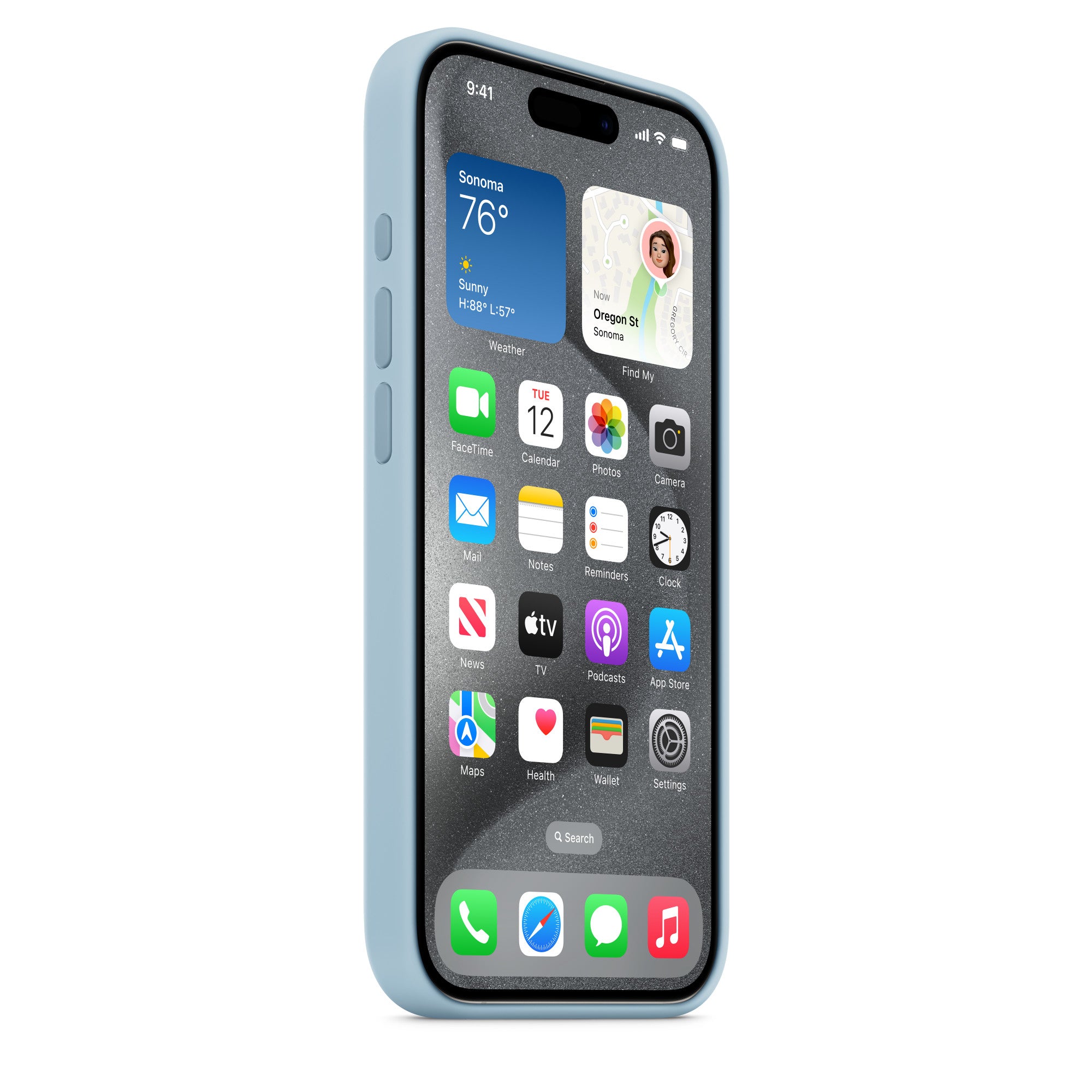 Apple iPhone 15 Series Silicone Case with MagSafe