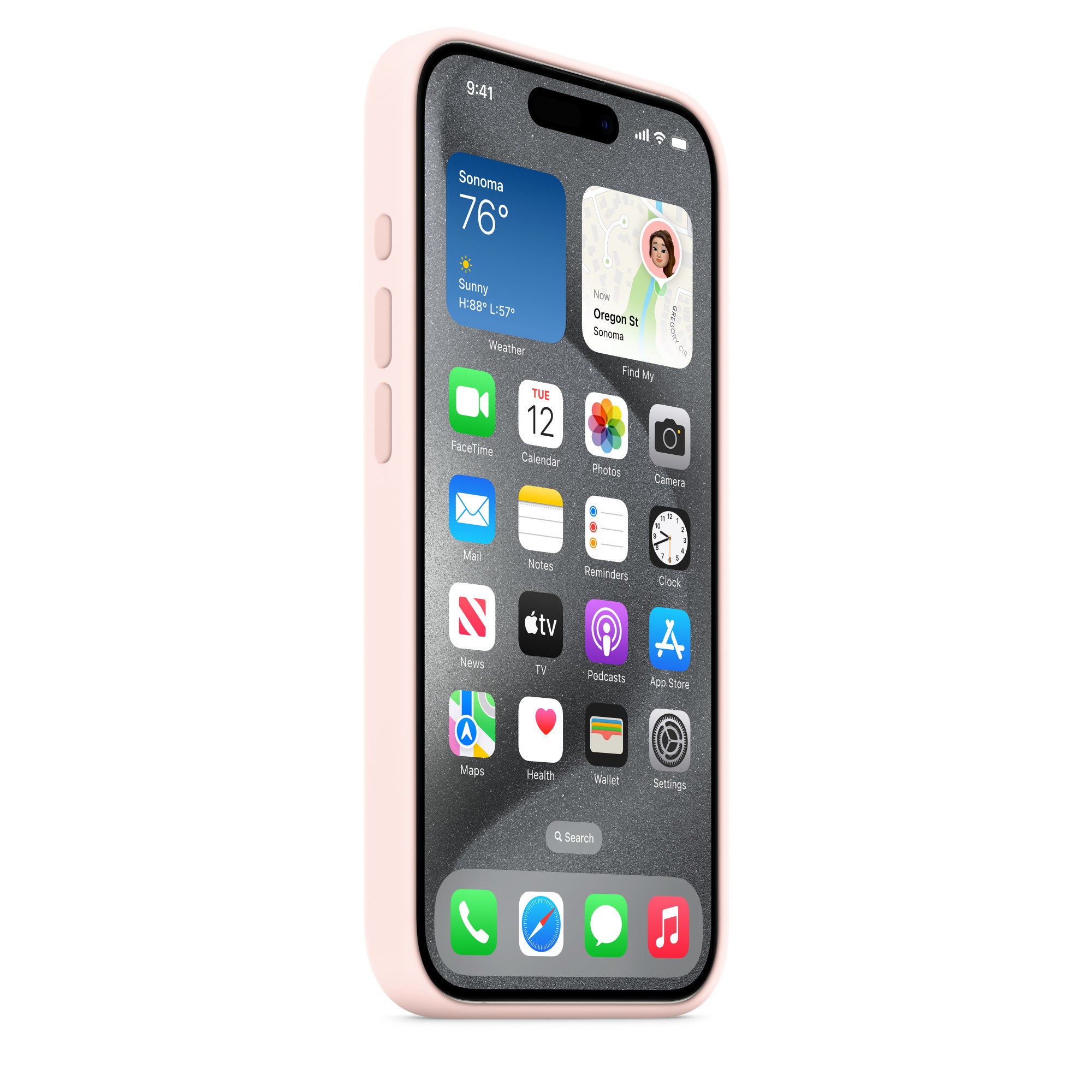 Apple iPhone 15 Series Silicone Case with MagSafe