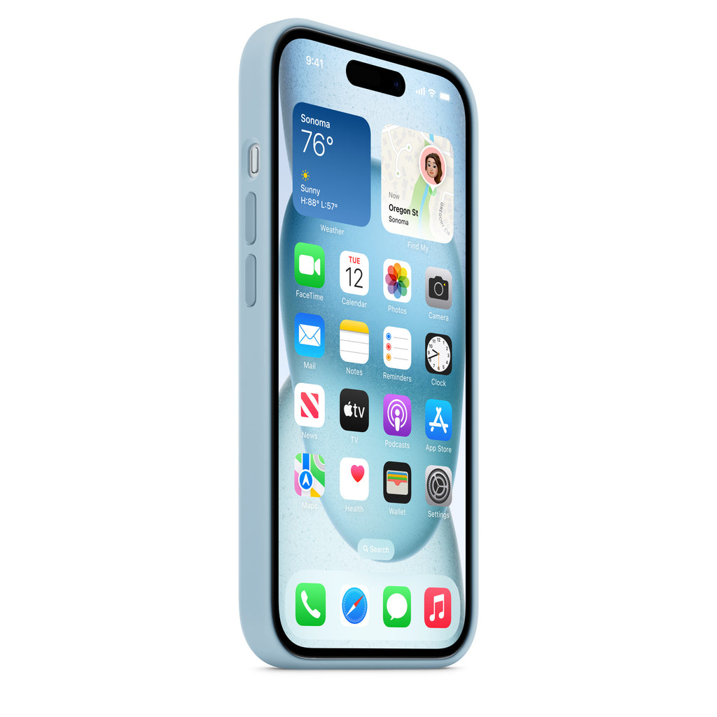 Apple iPhone 15 Series Silicone Case with MagSafe