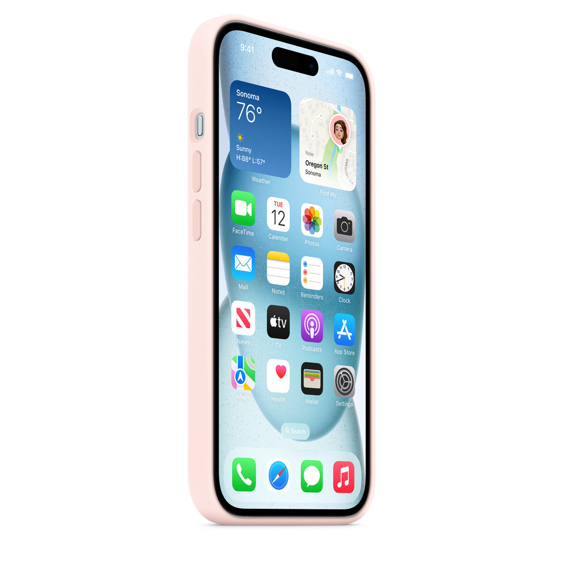 Apple iPhone 15 Series Silicone Case with MagSafe