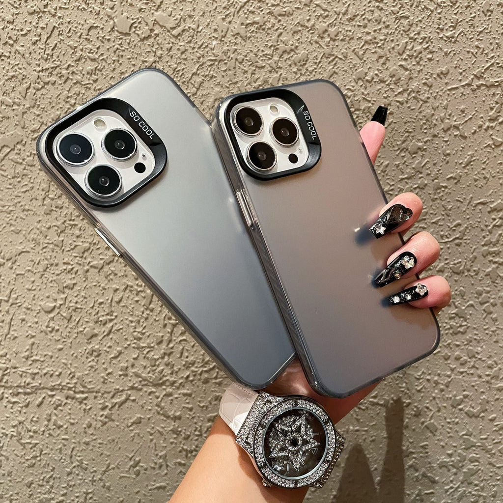 Solid Color So-Cool Metal Mobile iPhone Case – HOMEHEIL Solid Color So-Cool Metal Mobile iPhone Case – HOMEHEIL