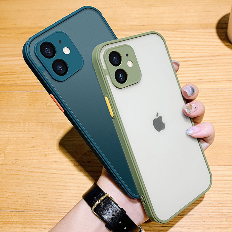 Casedmy Shockproof Matte Silicone iPhone Case