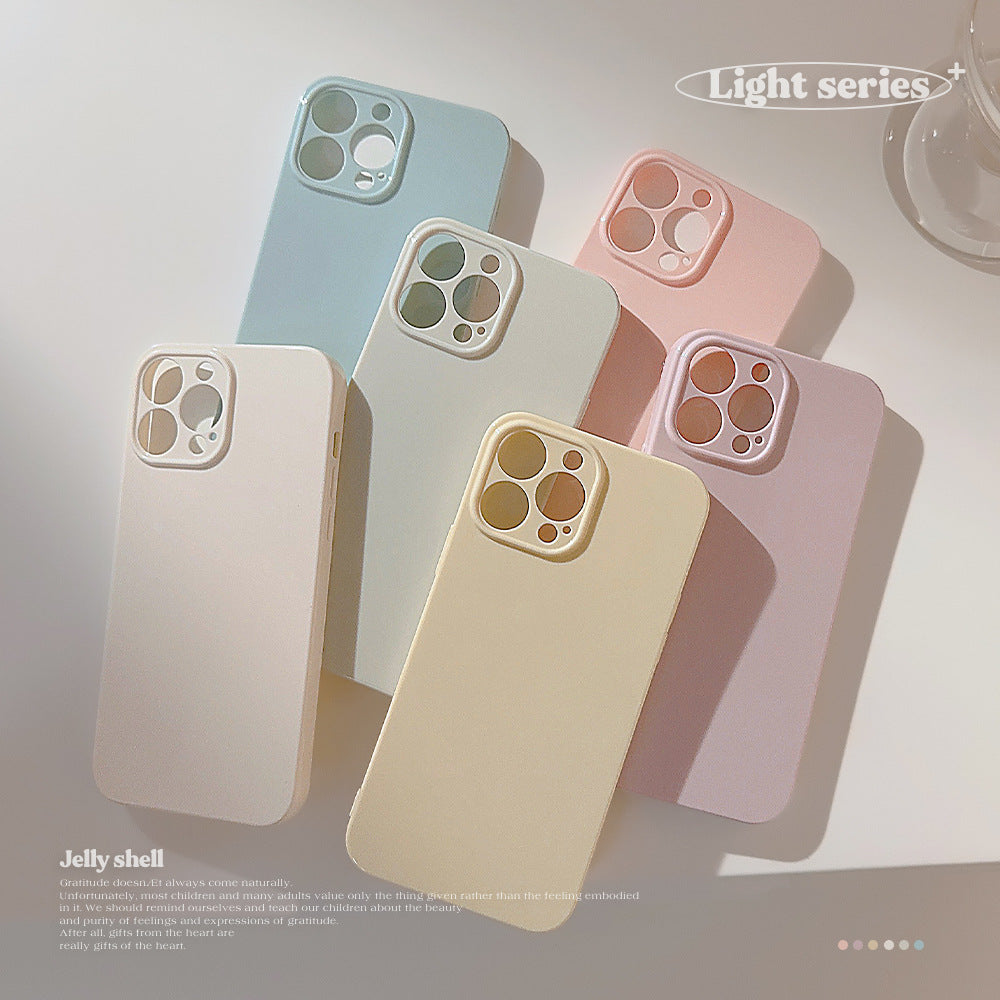 Casedmy Solid Cream Soft Shell iPhone Case