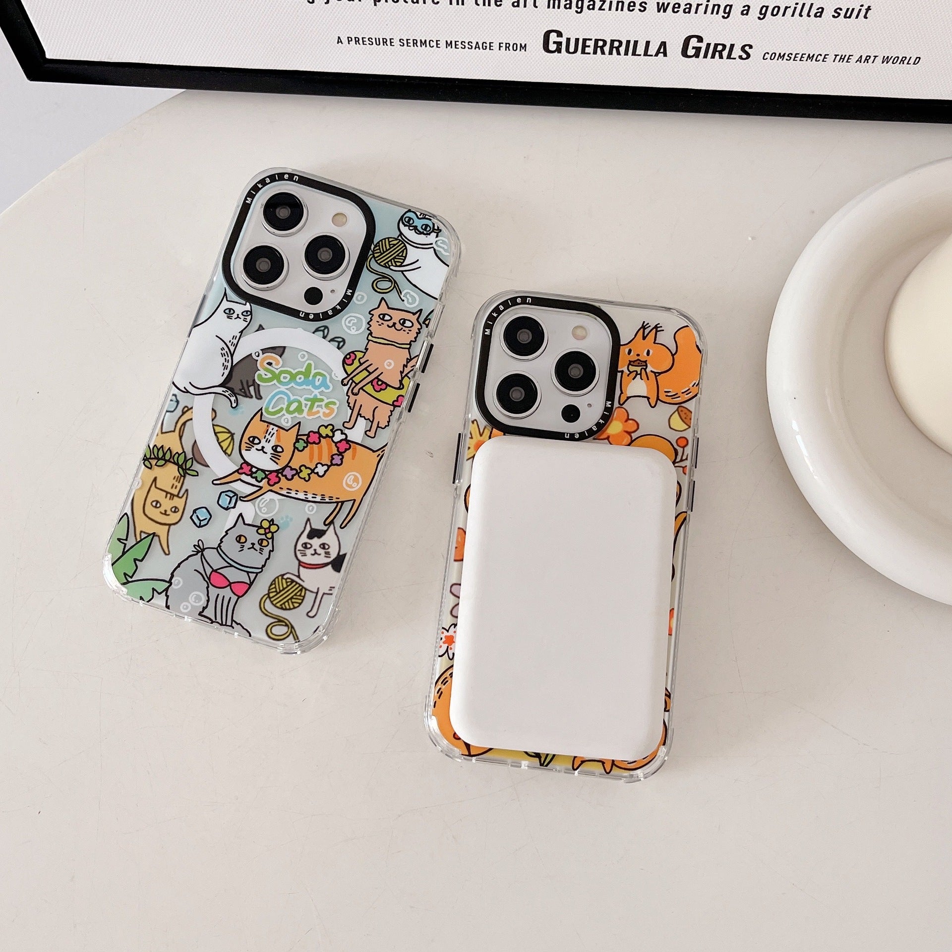 Casedmy Cartoon Animal Party Cute iPhone Case With Magsafe