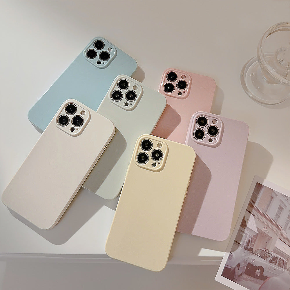 Casedmy Solid Cream Soft Shell iPhone Case