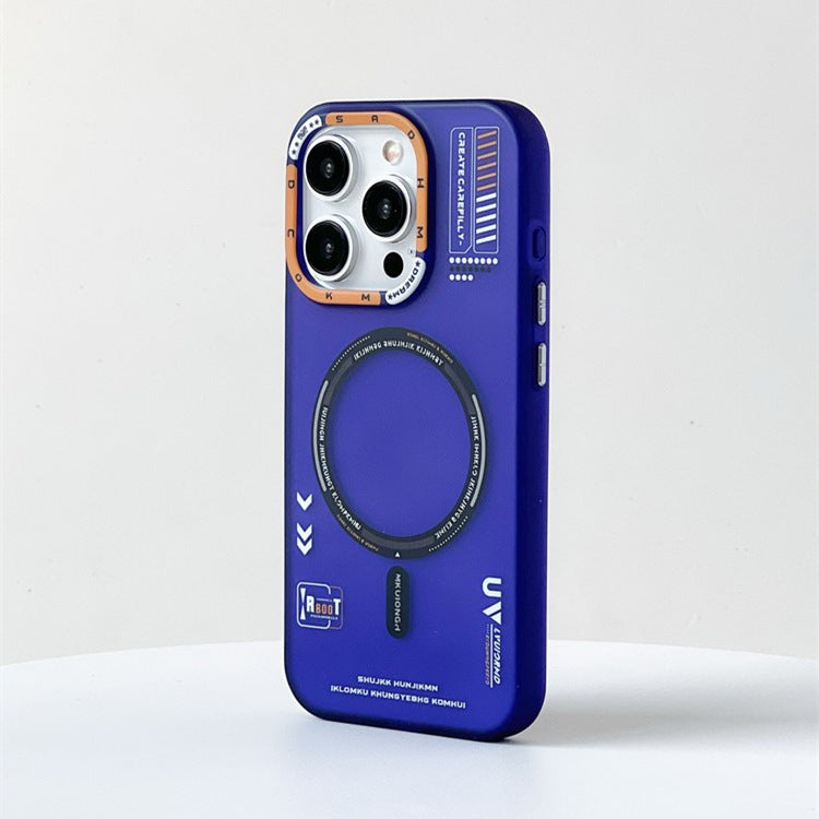 Simple Frosted Skin-Feel Silicone iPhone Case With Magsafe