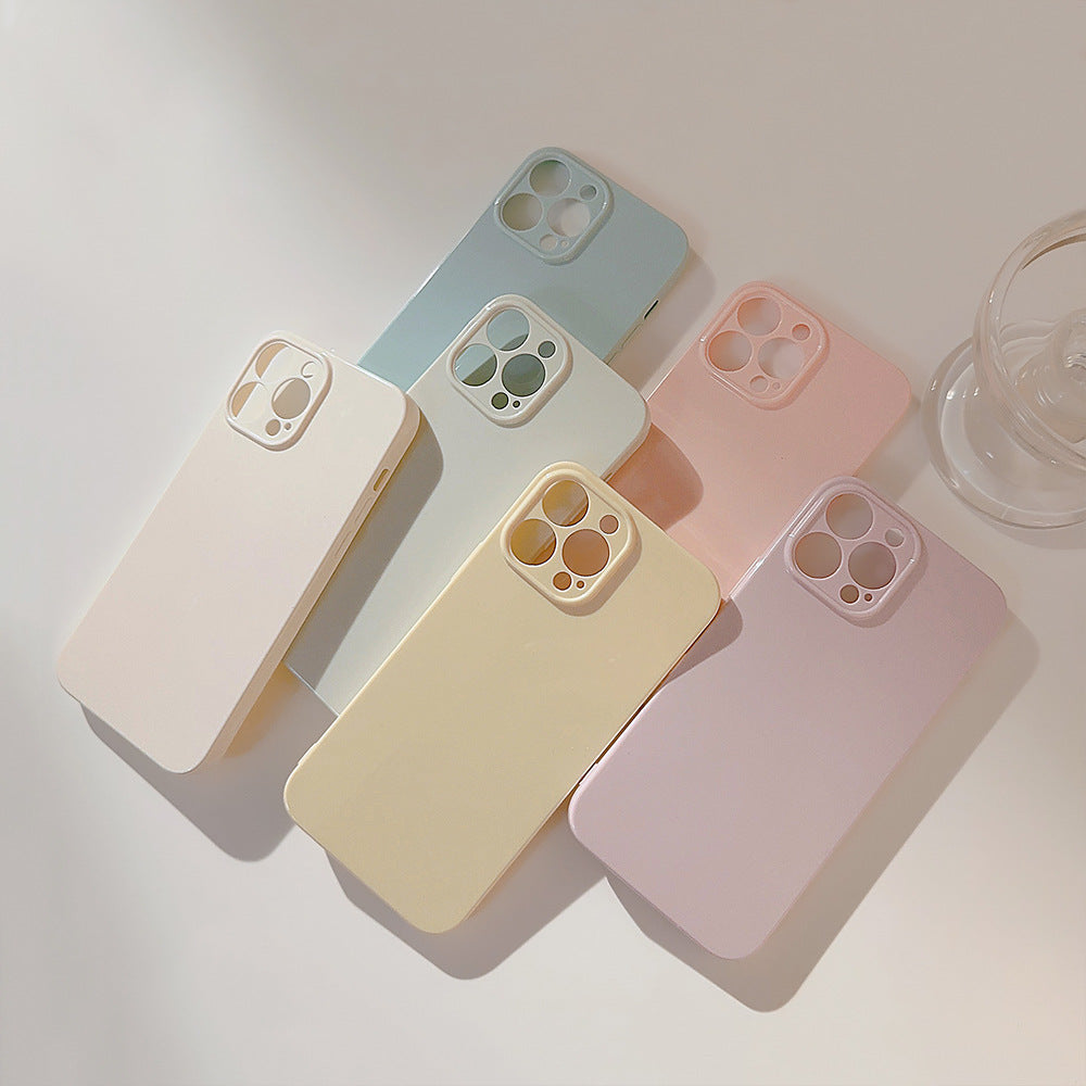 Casedmy Solid Cream Soft Shell iPhone Case