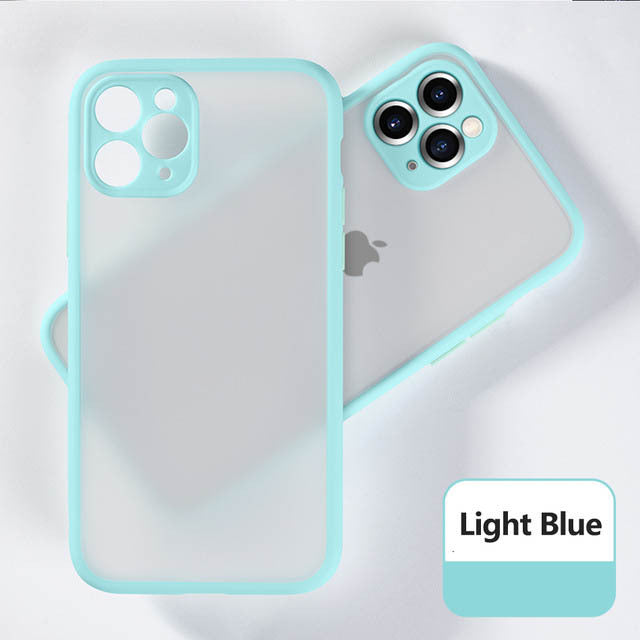 Casedmy Shockproof Matte Silicone iPhone Case