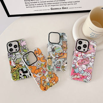 Casedmy Cartoon Animal Party Cute iPhone Case With Magsafe