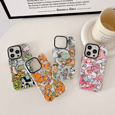 Casedmy Cartoon Animal Party Cute iPhone Case With Magsafe