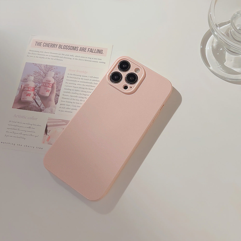 Casedmy Solid Cream Soft Shell iPhone Case