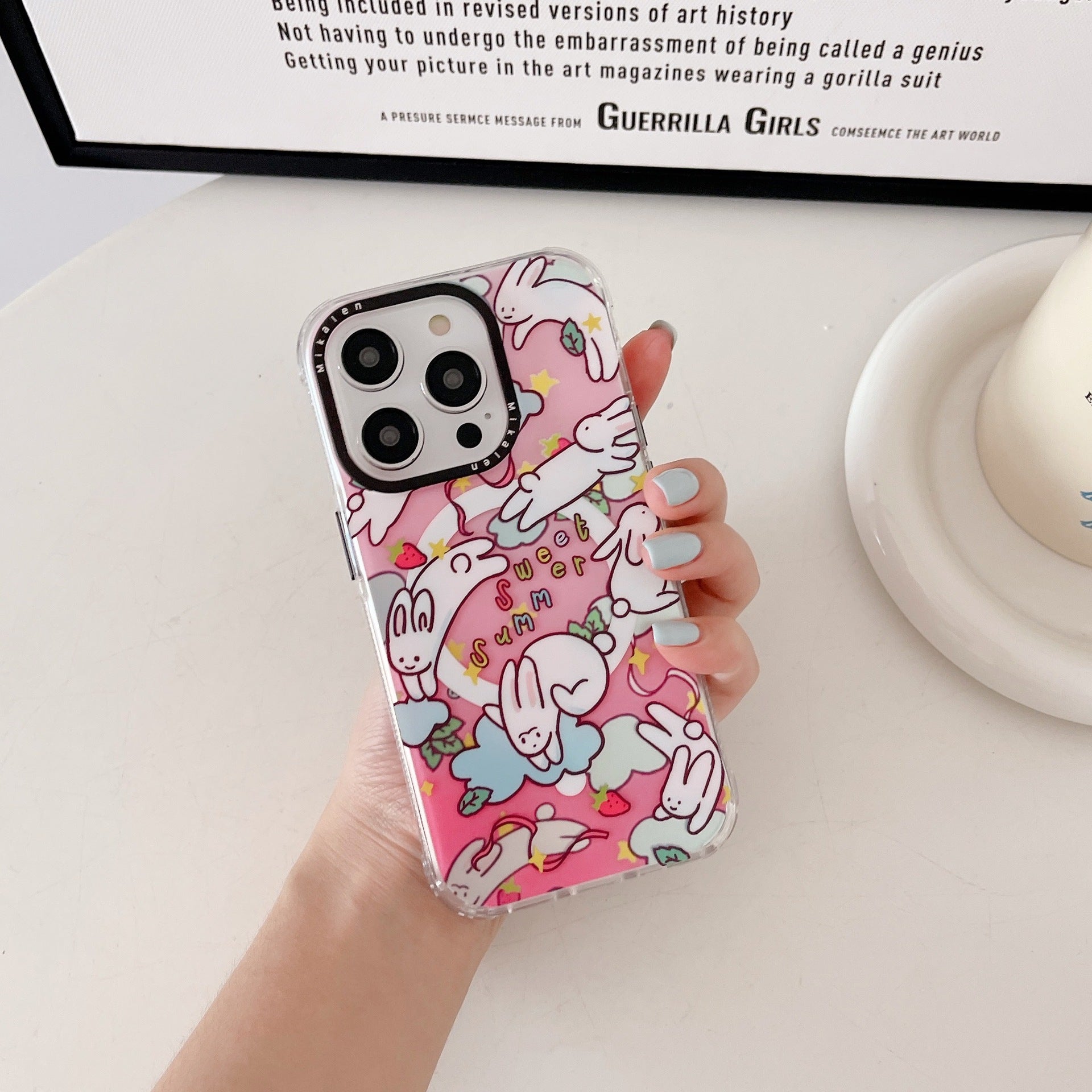 Casedmy Cartoon Animal Party Cute iPhone Case With Magsafe