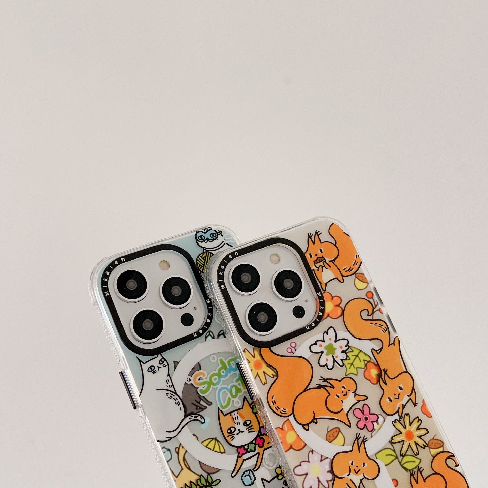 Casedmy Cartoon Animal Party Cute iPhone Case With Magsafe