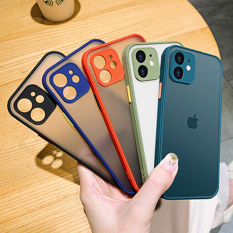 Casedmy Shockproof Matte Silicone iPhone Case