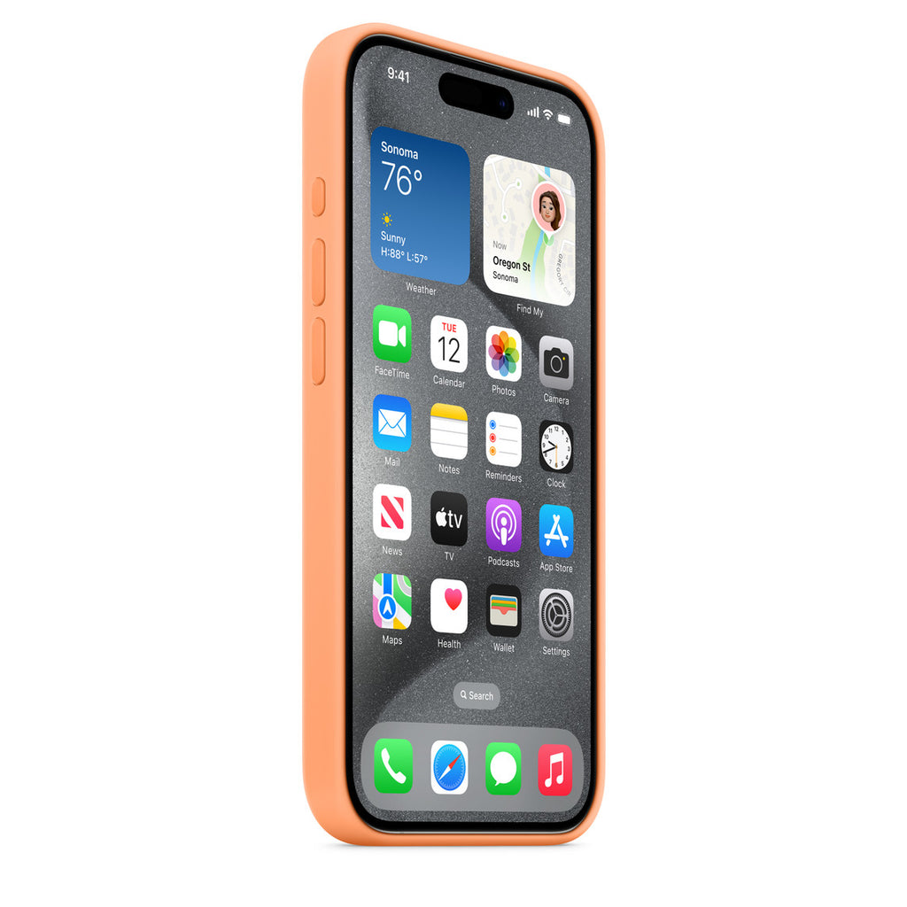 Apple iPhone 15 Series Silicone Case with MagSafe