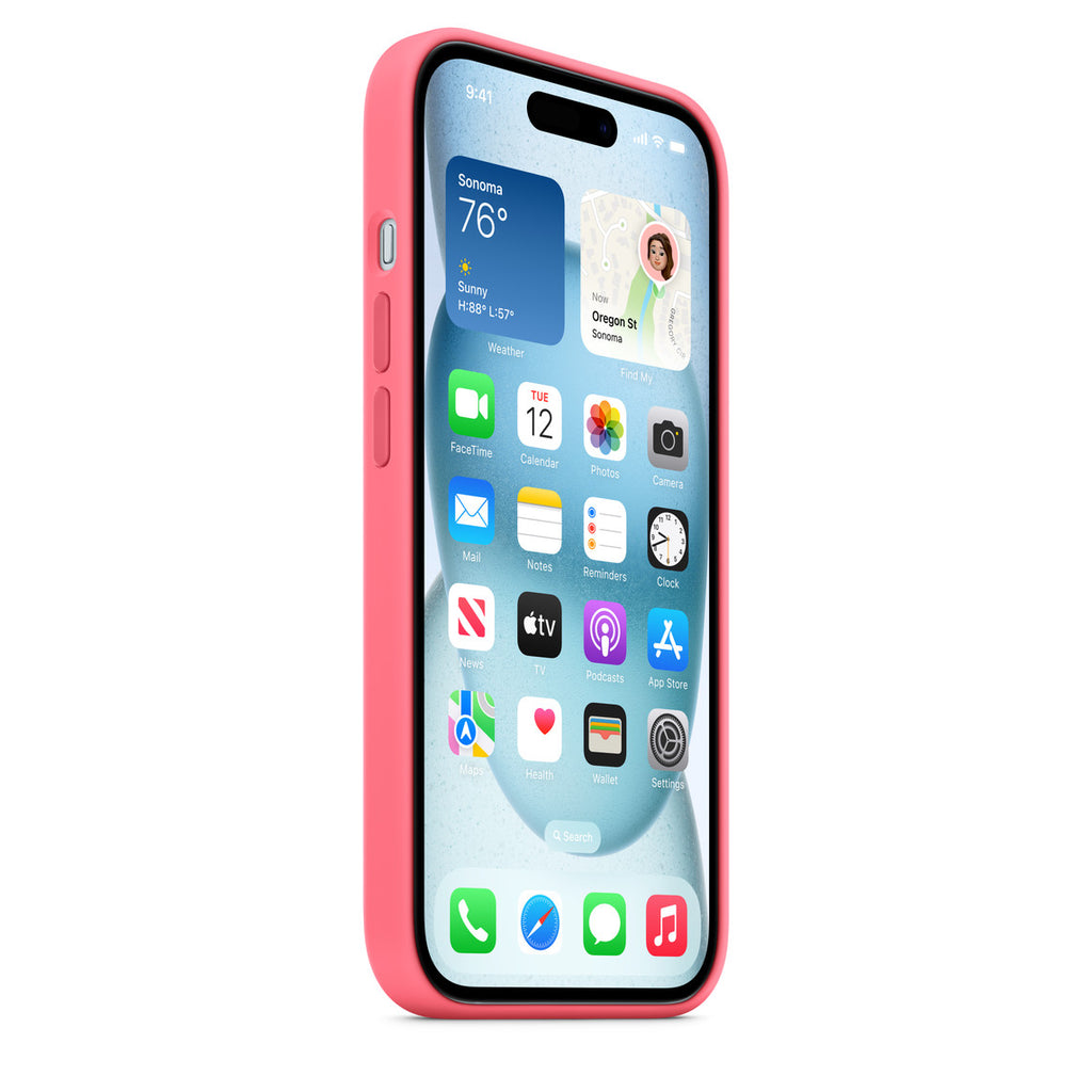 Apple iPhone 15 Series Silicone Case with MagSafe