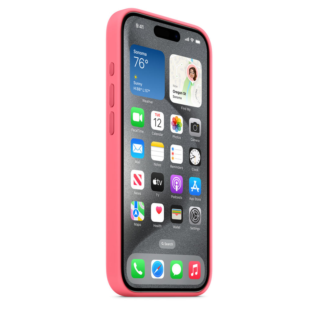 Apple iPhone 15 Series Silicone Case with MagSafe
