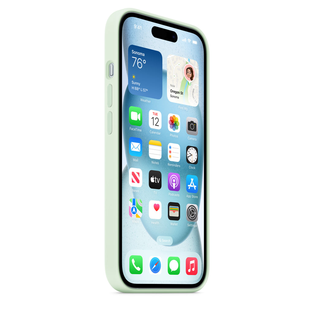 Apple iPhone 15 Series Silicone Case with MagSafe