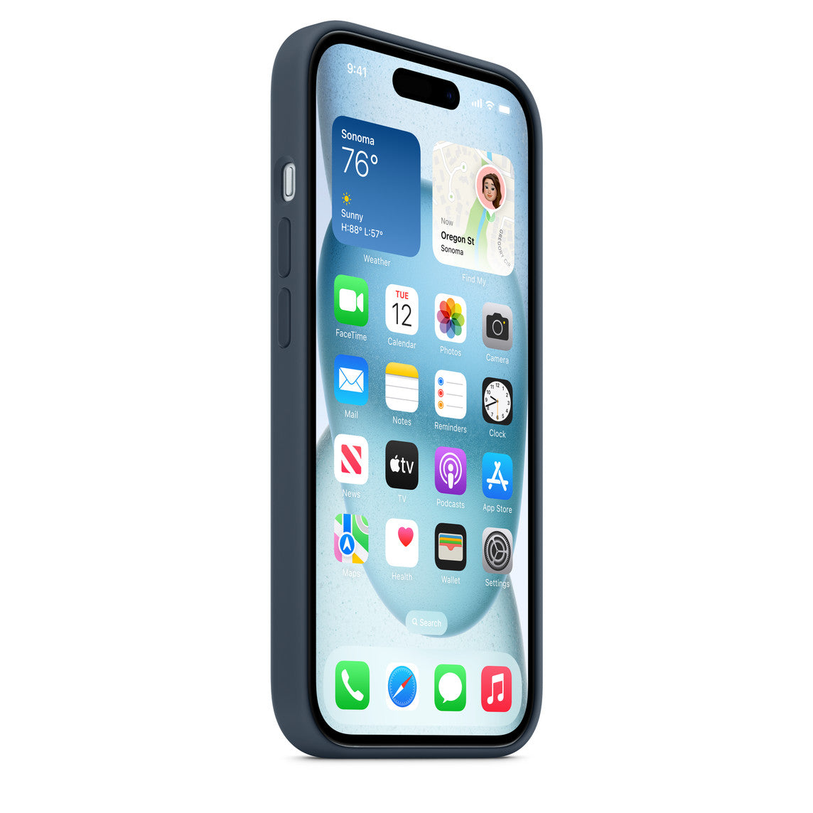 Apple iPhone 15 Series Silicone Case with MagSafe