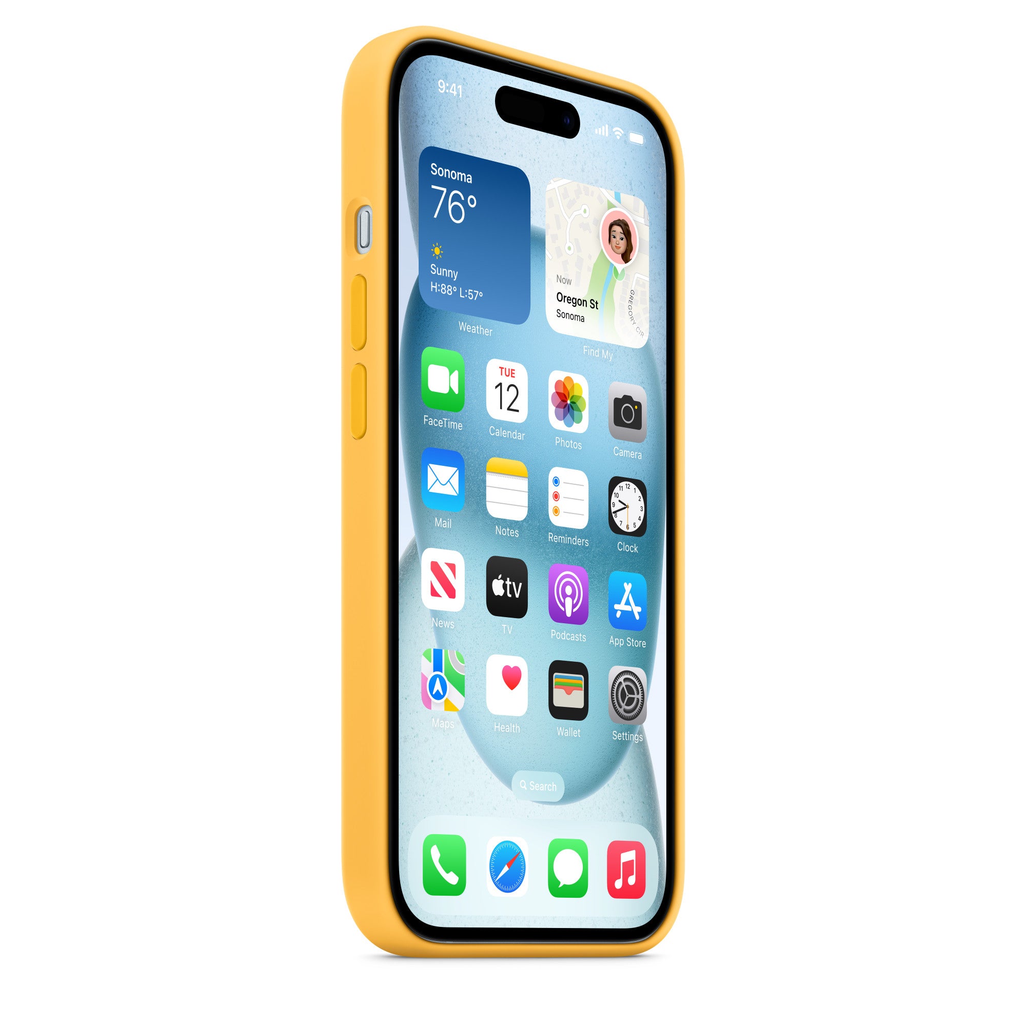 Apple iPhone 15 Series Silicone Case with MagSafe