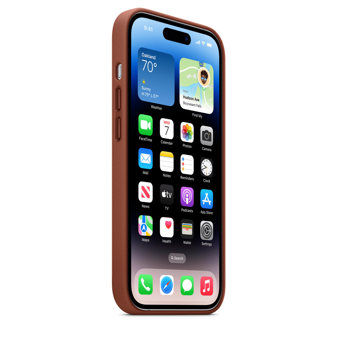 Apple iPhone 14 Series Leather Case with MagSafe