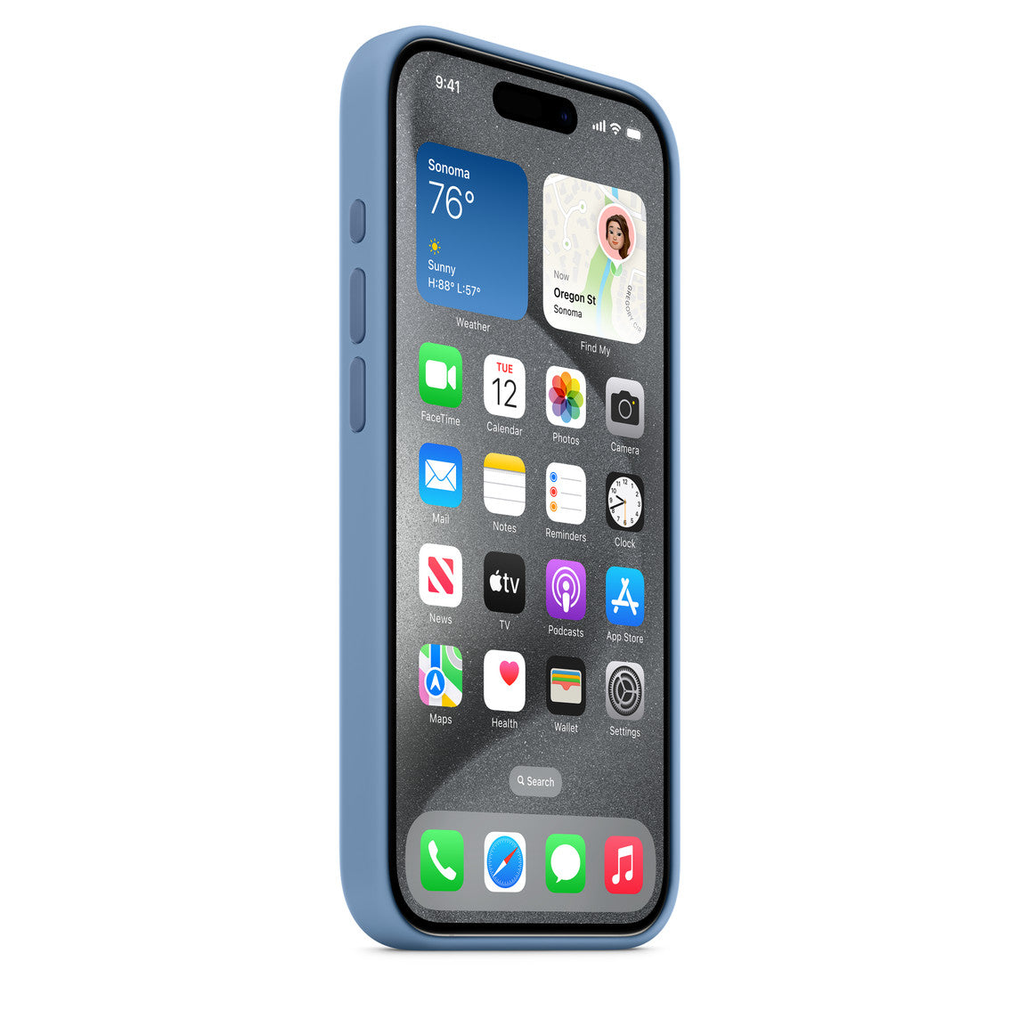 Apple iPhone 15 Series Silicone Case with MagSafe