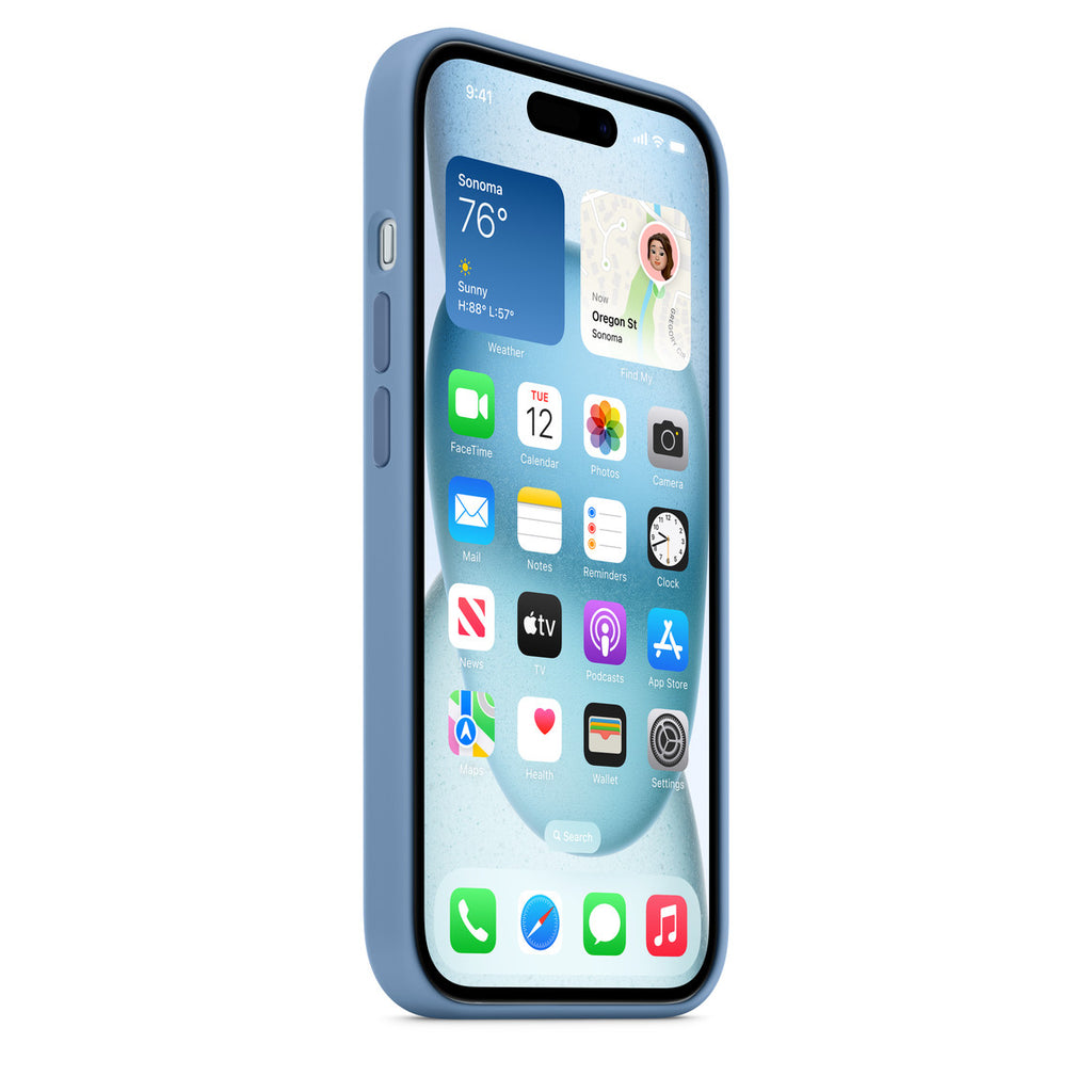 Apple iPhone 15 Series Silicone Case with MagSafe