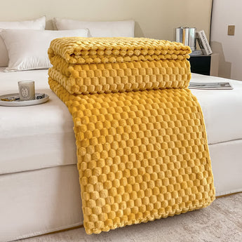 Modern Solid Color Soft Decorative Blanket